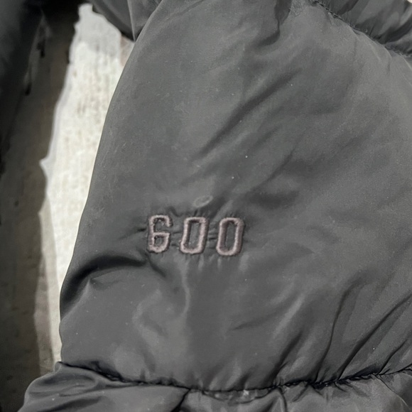 The North Face Dark Gray 600 Goose Down Zip Up Puffy Coat Jacket Womens - Picture 4 of 8